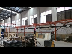 50 ملم نظام الرفوف الطولية مسحوق مغلفة السطح النهاية