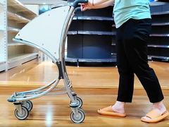 ألومنيوم المطار أمتعة العربة ODM عربة التسوق الصغيرة مع عجلات