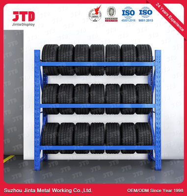 شراء رفوف تخزين الإطارات المعدنية الثقيلة حسب الطلب طول 2000 مم اللون الأزرق online manufacture