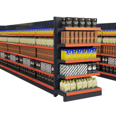 شراء أربعة جانب المعدن العرض رف متجر سوبر ماركت الإعلانات غندولا رف online manufacture