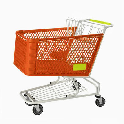 شراء سلة ترولي بلاستيكية مطبوعة بشعار مخصص متينة وخفيفة الوزن للبيع بالتجزئة online manufacture