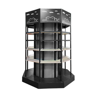 شراء Customized 5-Shelf Metal Supermarket Gondola Rack 80kg Capacity online manufacture