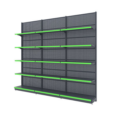 شراء أرفف عرض جندول معدنية مع رف صلب للتركيب السريع وظهر قابل للتعديل لمتاجر البيع بالتجزئة online manufacture