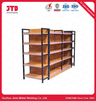 شراء رفوف الجندول الخشبية الفولاذية Q195 1200mm 1800mm 5 Tier Storage Shelf online manufacture