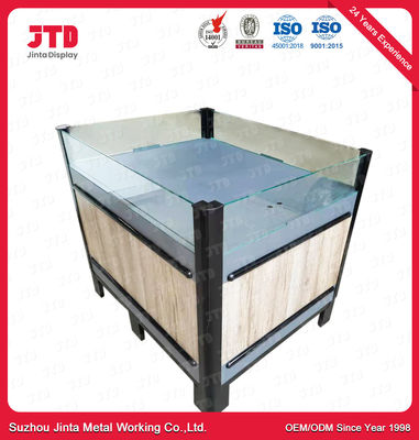 شراء تقف العرض الترويجية براون CE سوبر ماركت رف العرض الخشبي online manufacture