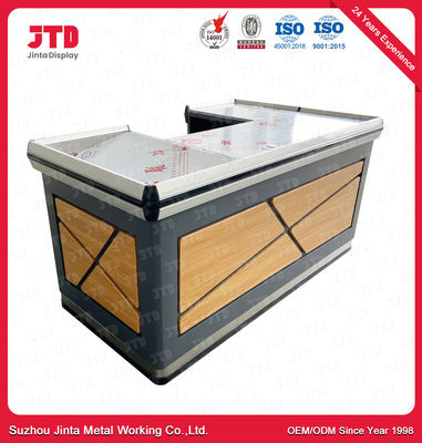 شراء سوبر ماركت براون عداد الخروج 5FT 4FT متعددة الأقسام النقدية مخزن online manufacture