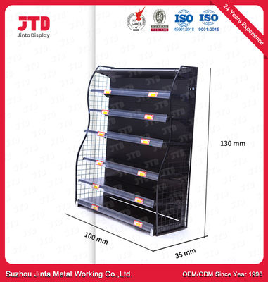 شراء 130 مم عرض معدني صغير يقف 100 مم رف عرض معدني أسود online manufacture