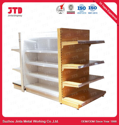 سوبر ماركت الصلب Q195 عرض رفوف 4 طبقات 1200mm رف