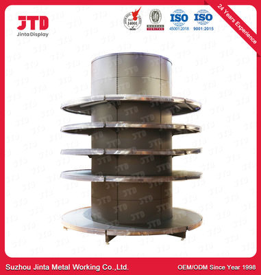 300mm مزدوج الوجهين الجندول رفوف السوبر ماركت ISO9001 نصف دائرة الرف