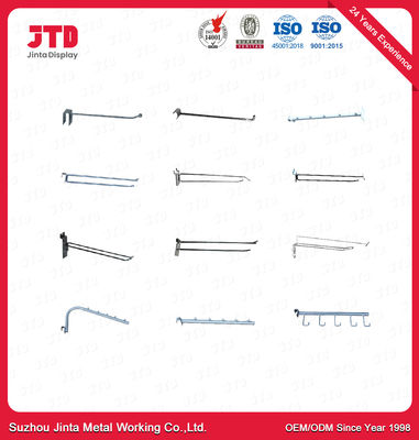 6.0mm 600mm الحائط الحذاء السنانير مسحوق المغلفة لسوبر ماركت الجرف